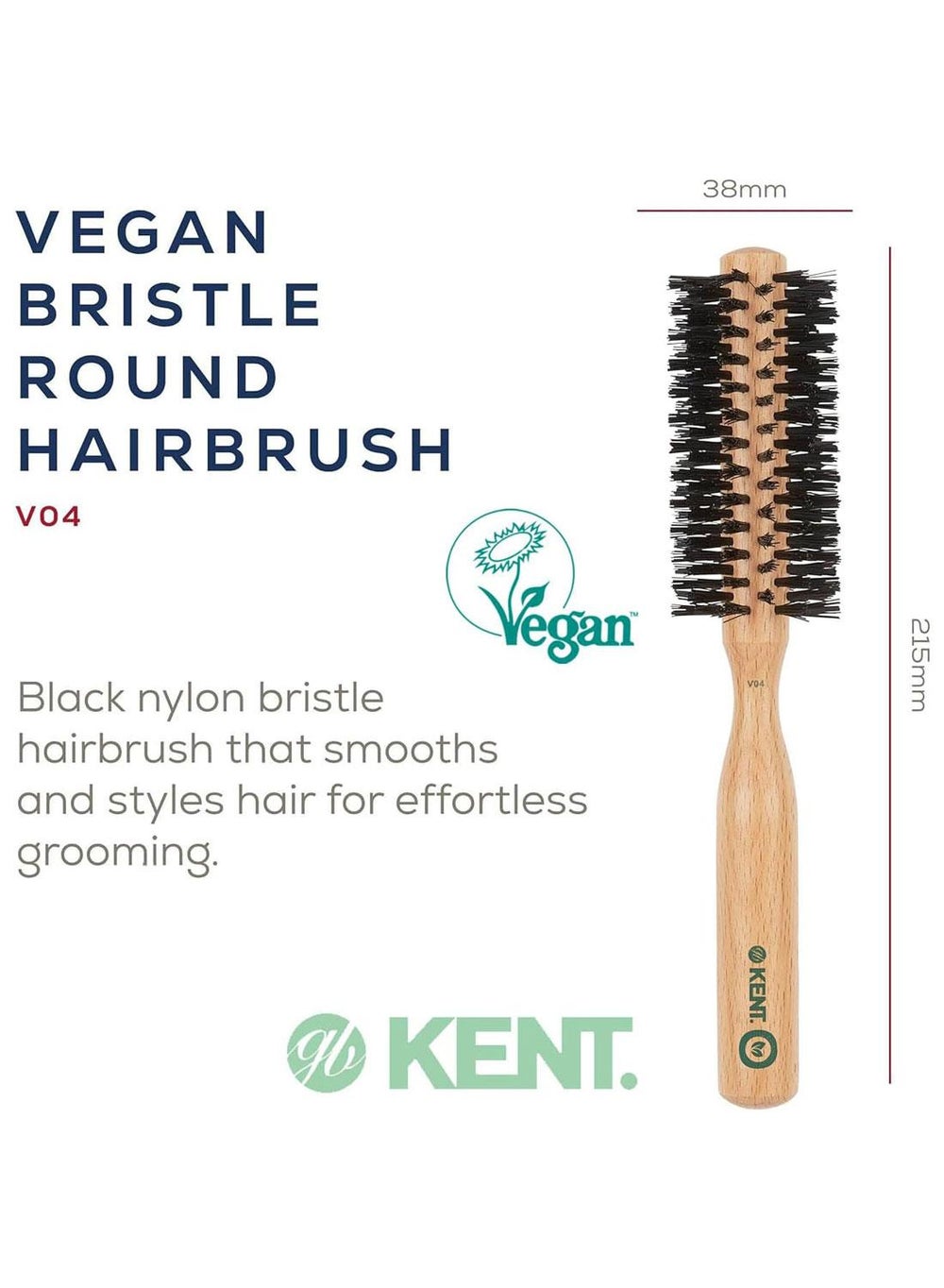 buy-kent-kent-v04-vegan-bristle-round-brush-45mm-eco-friendly-blow-dry-brush-for-volume-curl-and-smooth-styling-cruelty-free_17w