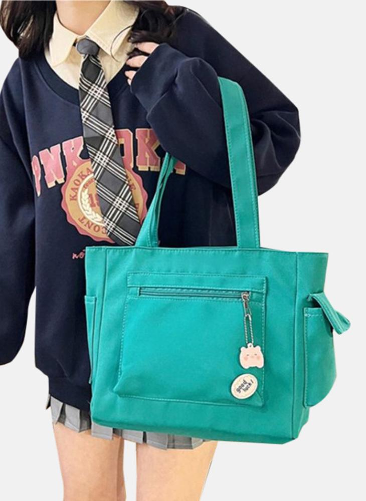 buy-yuniqee-green-plain-lifestyle-tote-bag_gsk