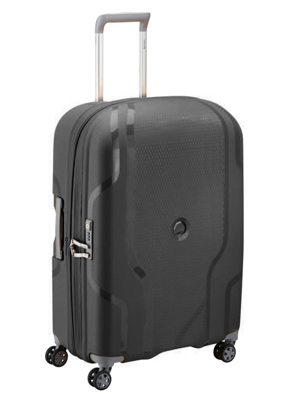 buy-delsey-paris-recycled-clavel-55cm-expandable-4-double-wheel-cabin-luggage-trolley-black_fyn