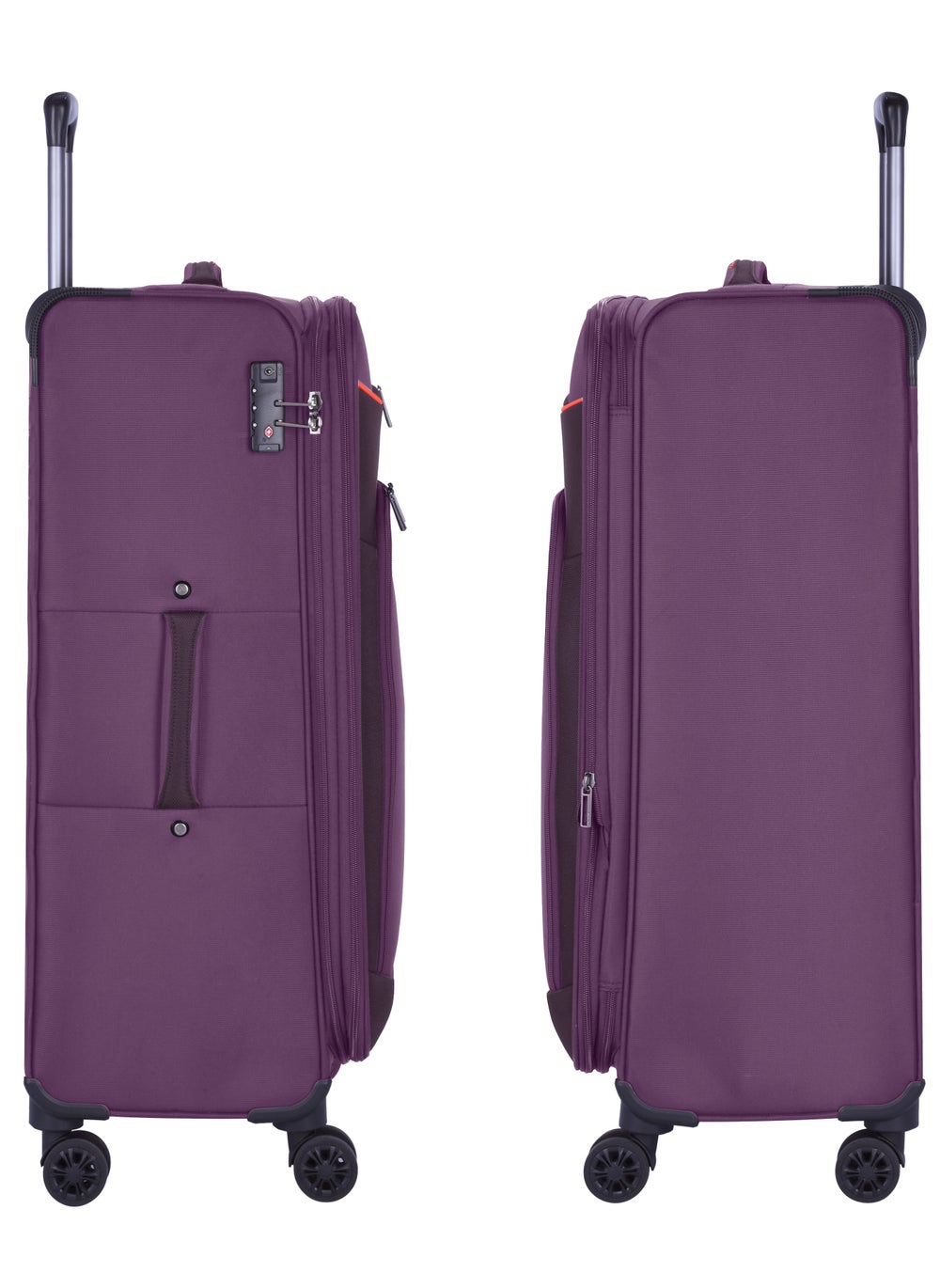 buy-eminent-expandable-luggage-trolley-bag-soft-suitcase-for-unisex-travel-polyester-shell-lightweight-with-tsa-lock-double-spinner-wheels-e777sz-large-checked-28-inch-purple_xbx