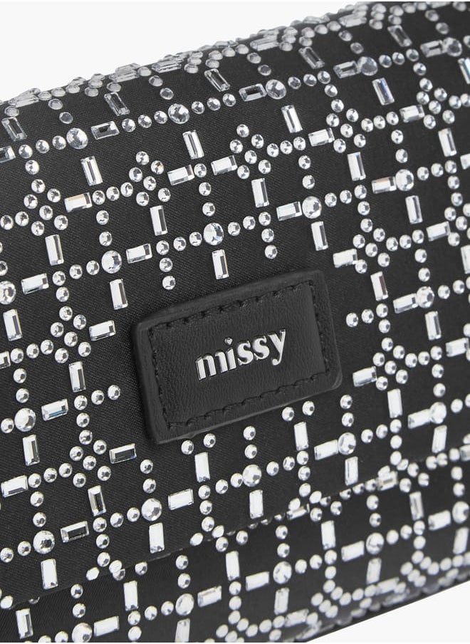 buy-missy-womens-missy-embellished-crossbody-bag-with-snap-button-closure-and-chain-strap_r46