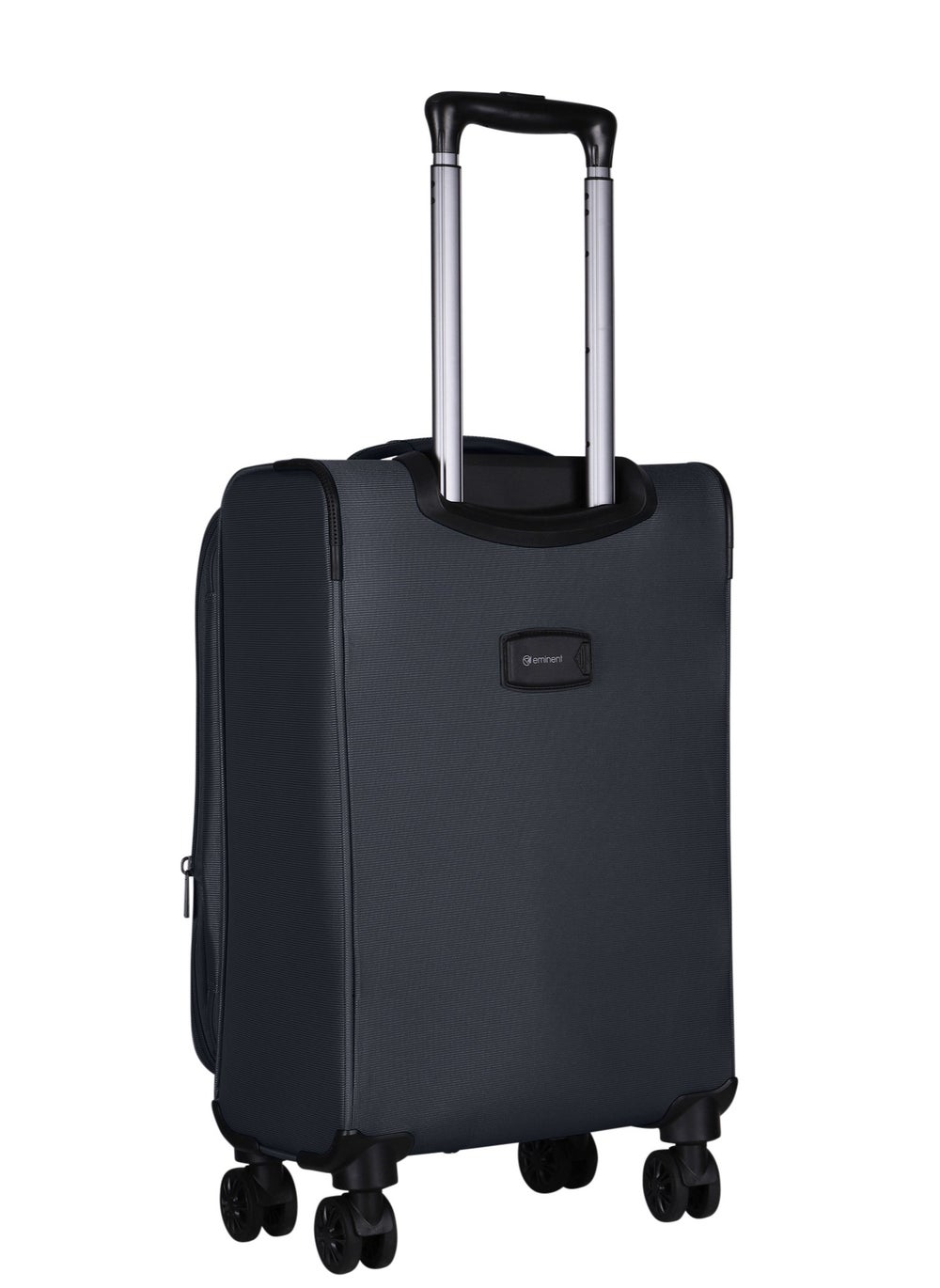 buy-eminent-expandable-luggage-trolley-bag-soft-suitcase-for-unisex-travel-polyester-shell-lightweight-with-tsa-lock-double-spinner-wheels-e765sz-carry-on-20-inch-black_rvh