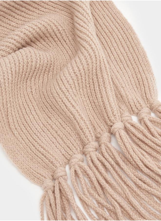 buy-styli-knitted-scarf-with-tassel-edge_fli