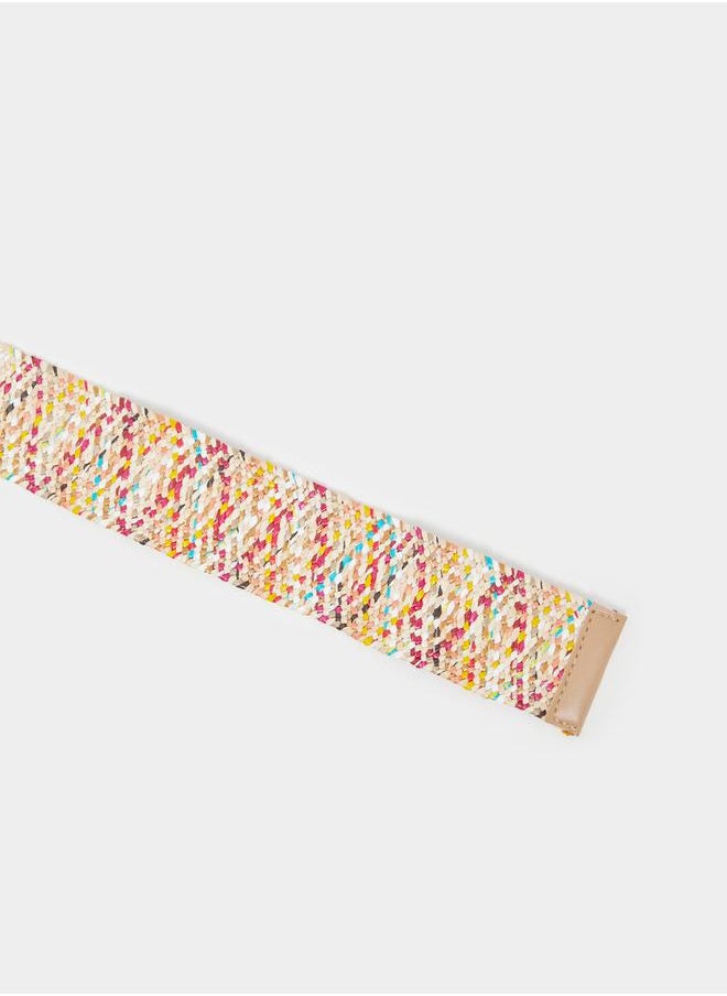 buy-styli-woven-design-round-buckle-belt_wgr