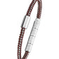 buy-guy-laroche-pierre-brown-cord-and-silver-bracelet-for-men_80t