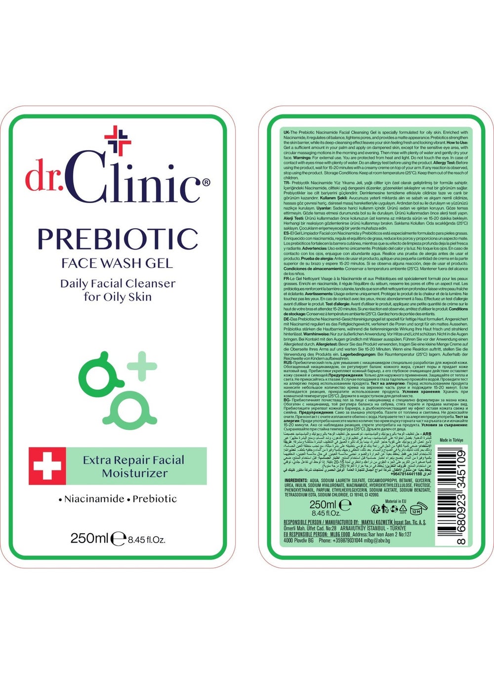 buy-dr-clinic-dr-clinic-prebiotic-face-wash-gel-daily-cleanser-oil-control-facial-wash-enriched-with-niacinamide-prebiotics-for-oily-skin-250-ml_mie