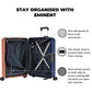 buy-eminent-vertica-hard-case-luggage-trolley-polypropylene-lightweight-4-quiet-double-spinner-wheels-with-tsa-lock-b0006m-darkblue-orange_9z4