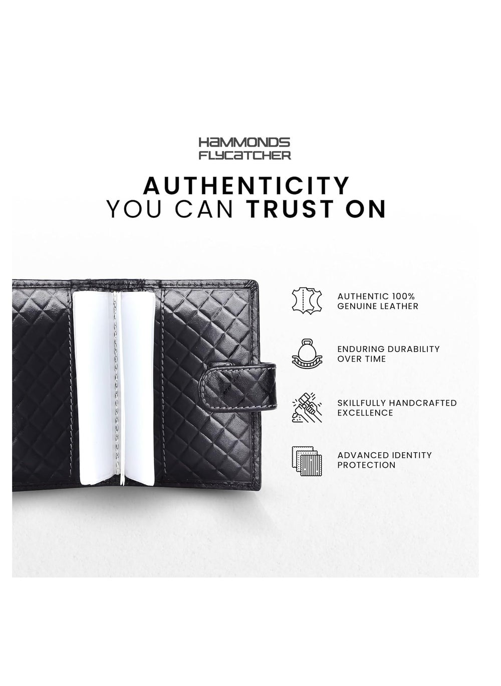 buy-hammonds-flycatcher-leather-card-holder-for-men-credit-card-holder-slim-bi-fold-rfid-protected-credit-card-wallet-for-men-with-18-card-slots-metal-snap-button-rhombus-black-cc602-rhm-blk-zs1k_4lk