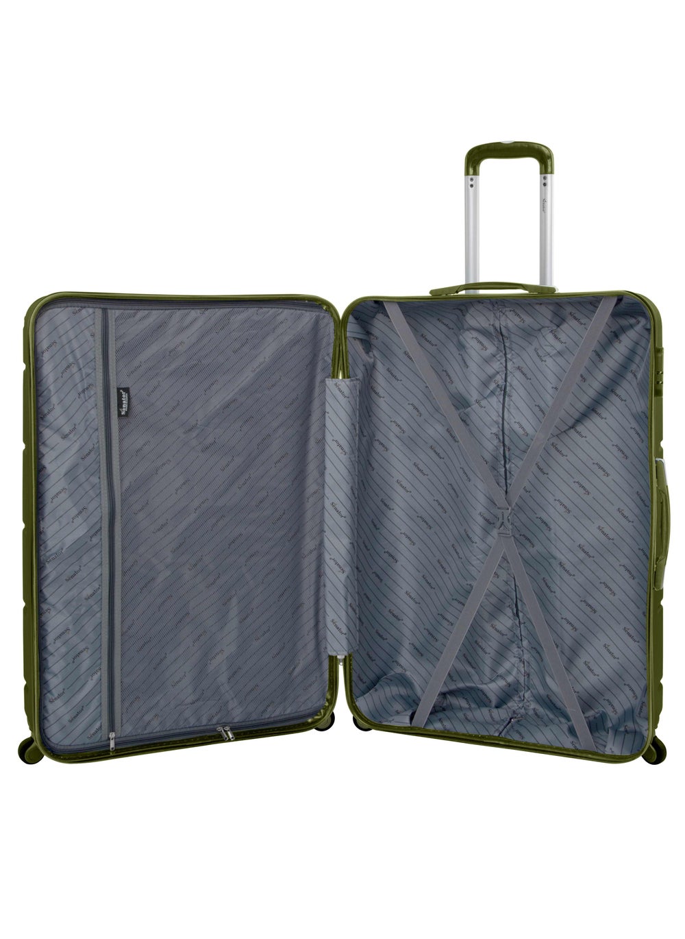 buy-senator-hard-case-travel-bag-medium-luggage-trolley-abs-lightweight-suitcase-with-4-spinner-wheels-a1012-olive-green_fts
