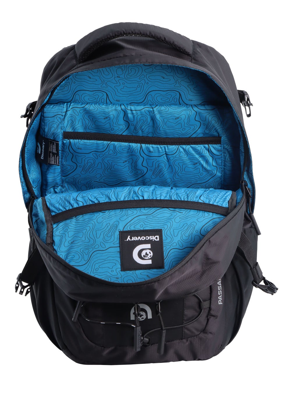 buy-discovery-discovery-outdoor-30l-backpack-black-for-adventure-durable-lightweight-water-resistant-multi-compartment-bag-for-men-women-hiking-trekking-camping-travel_g47