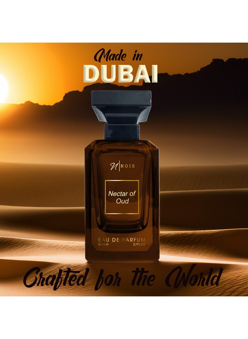 Noir Nectar of Oud Eau de Parfum 80ml - Exquisite Blend for Men