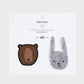 2 Pack Enchanted Bunny & Bear Hair Clips