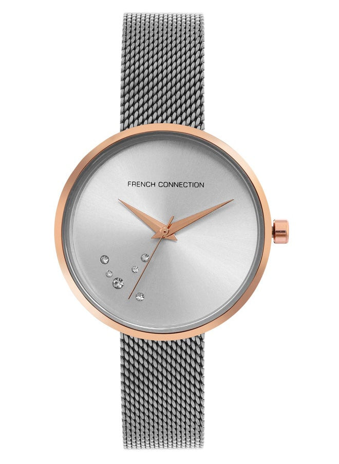 buy-french-connection-women-s-33mm-analog-watch-with-stainless-steel-mesh-bracelet_7xq