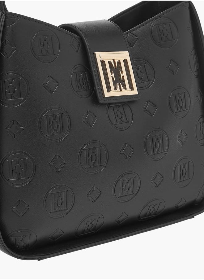 buy-elle-womens-monogram-embossed-shoulder-bag-with-button-closure-and-adjustable-strap_hzn