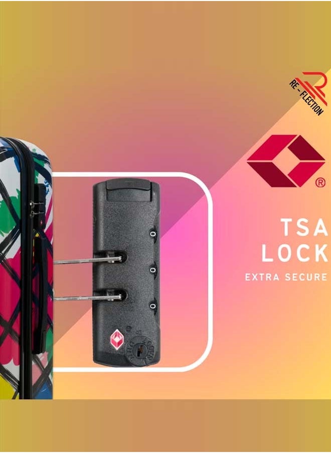 buy-reflection-reflection-24-inch-abs-and-polycarbonate-suitcase-lightweight-hardside-abstract-print-series-travel-luggage-trolley-with-84l-storage-capacity-4-spinner-wheels-and-tsa-lock-multicolor_b63
