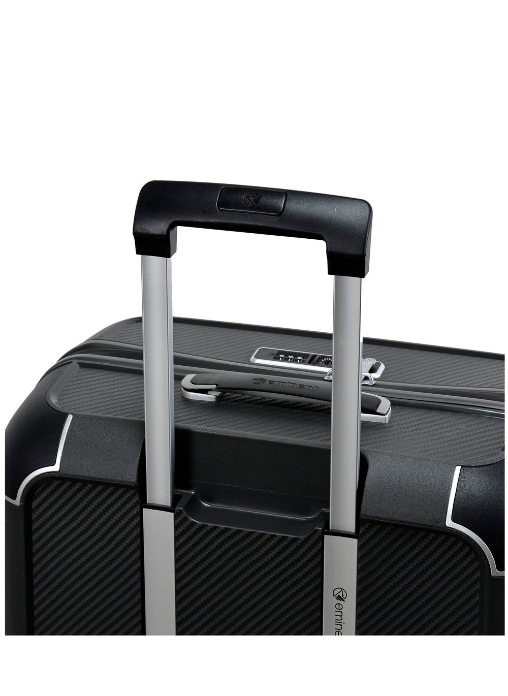 buy-eminent-champion-hard-case-travel-bag-luggage-trolley-polypropylene-lightweight-4-quiet-double-spinner-wheels-suitcase-with-tsa-lock-b0002-dark-grey_0la