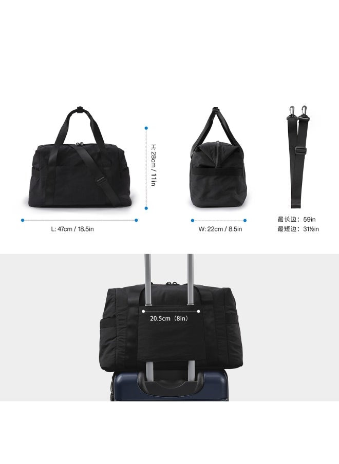 buy-bagsmart-bagsmart-black-zoraesque-duffel-black_mvd