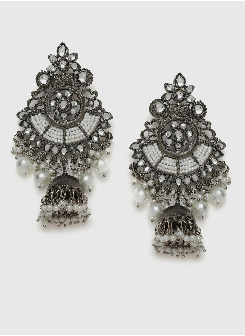 buy-sohi-white-oxidised-stone-drop-earrings_j41