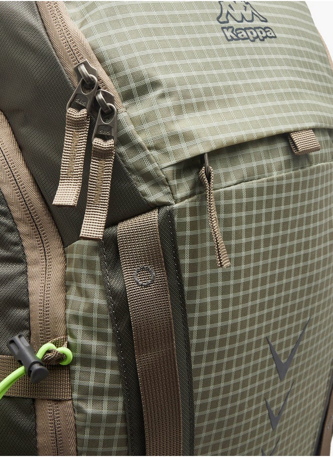 buy-kappa-men-s-logo-print-backpack-with-zip-closure-and-adjustable-strap-34x54x16-cm_go5