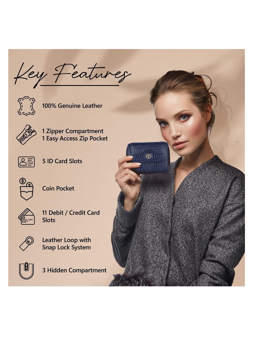 buy-hammonds-flycatcher-wallet-for-women-leather-ladies-wallet-croc-blue-14-card-slots-rfid-protection-3-id-card-slots-women-s-wallet-button-closure-daily-use-women-money-purse-zsm3_f5o