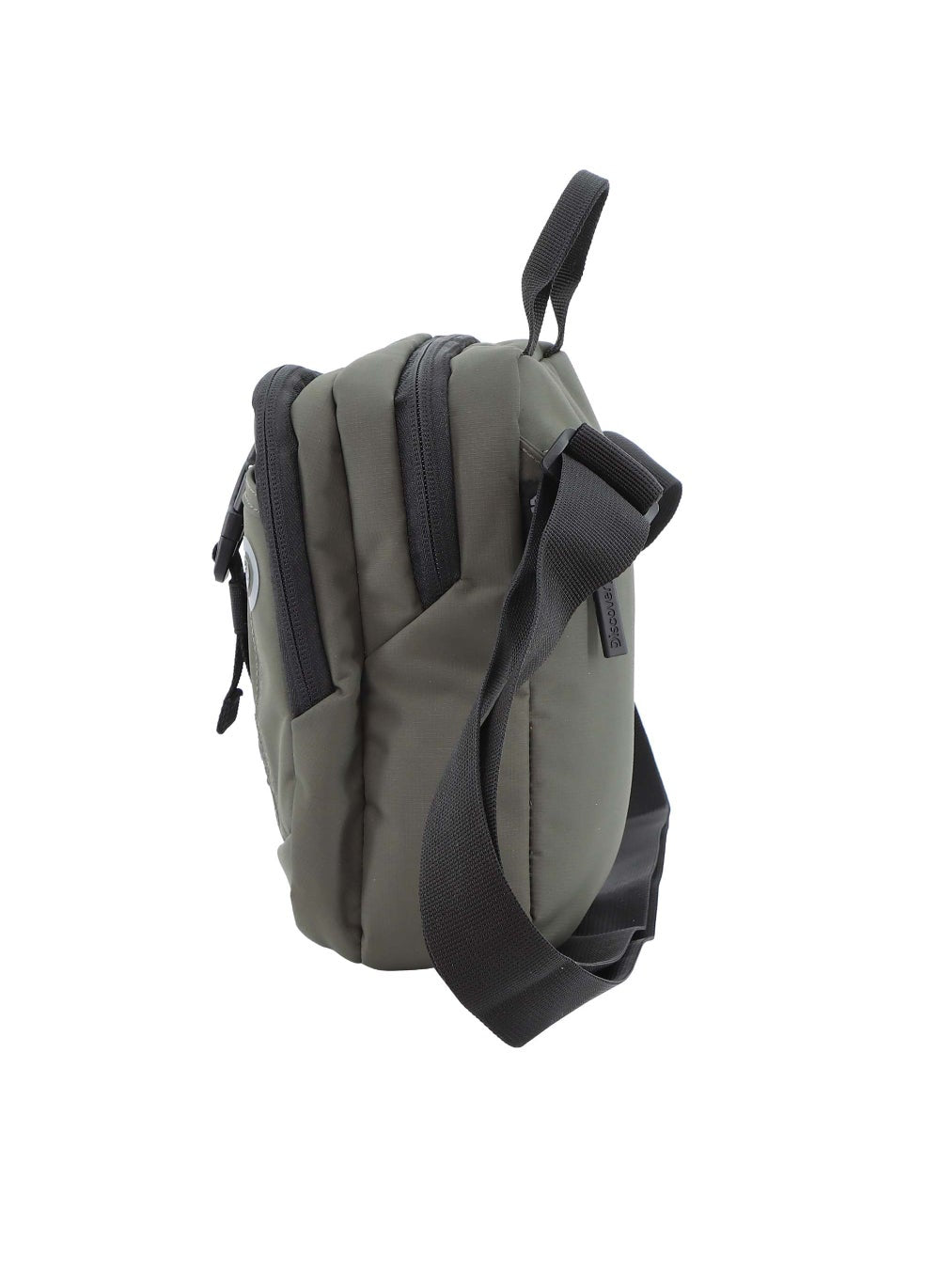 buy-discovery-discovery-shield-rpet-polyester-utility-bag-khaki-zipper-compartment-casual-shoulder-bag-for-men-and-women-removable-shoulder-strap-secure-rfid-pocket_pbt