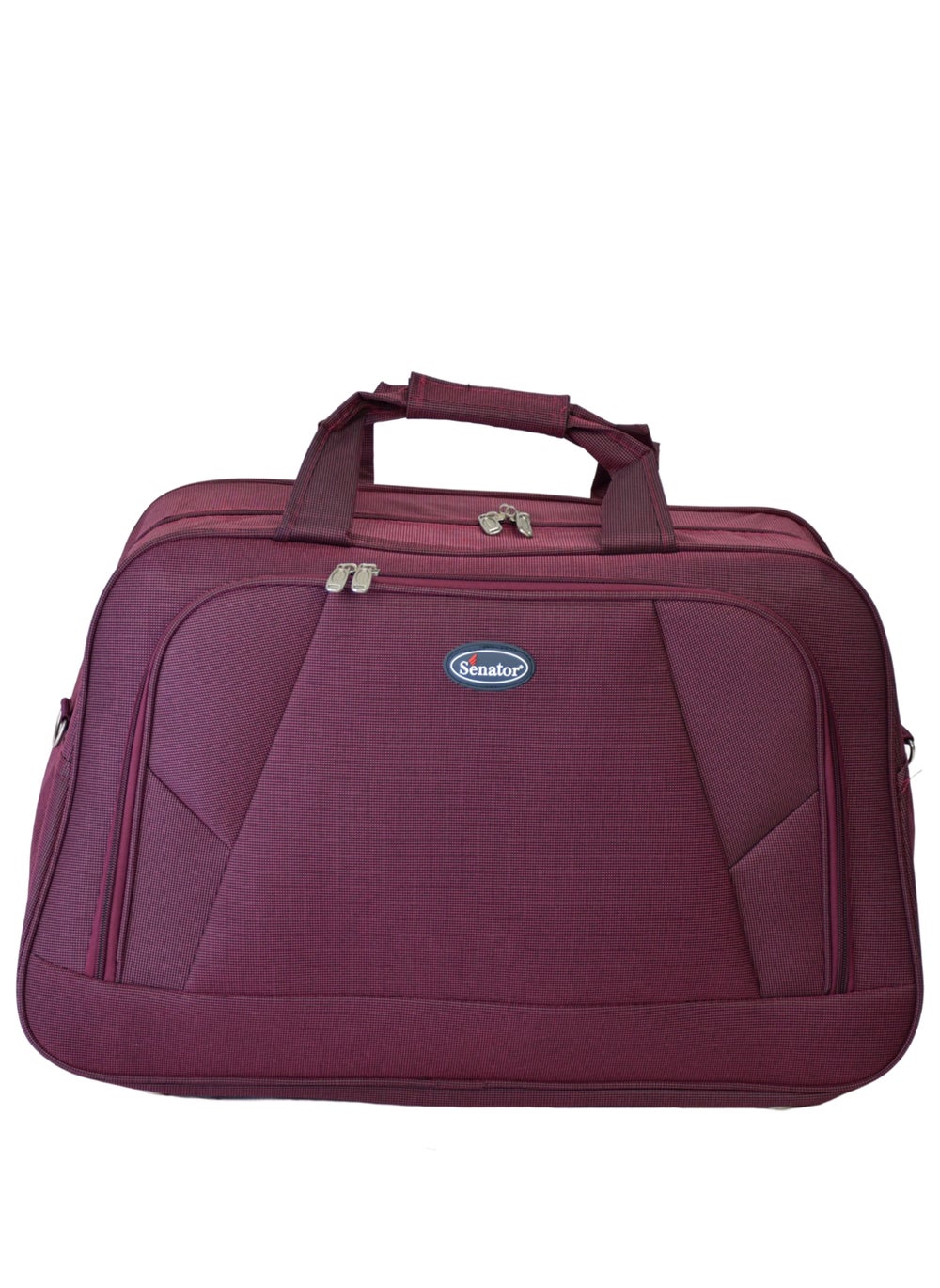 buy-senator-travel-duffle-bag-for-unisex-lightweight-nylon-bag-multi-pocket-water-scratch-resistant-adjustable-shoulder-strap-weekend-bag-convenient-carry-on-luggage-for-camping-training-42l-maroon-ea220_ptt