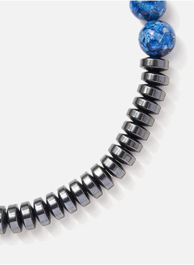 buy-chrysostomos-handmade-beaded-bracelet-for-men-with-deep-blue-agate-and-polished-hematite-accents_hzg