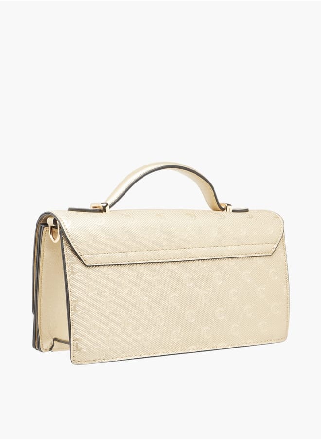 buy-le-confort-women-monogram-detail-crossbody-bag-with-detachable-strap-and-magnetic-closure_5tl