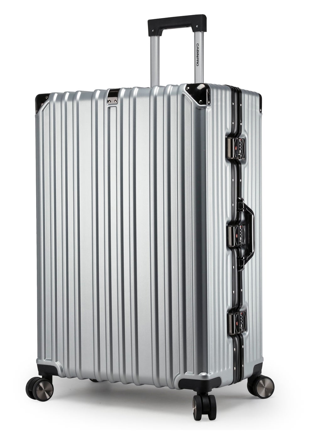 buy-cabinpro-lightweight-aluminum-frame-fashion-luggage-trolley-polycarbonate-hard-case-large-checked-luggage-suitcase-with-4-quite-360-degree-double-spinner-wheels-cp001-silver_lx3