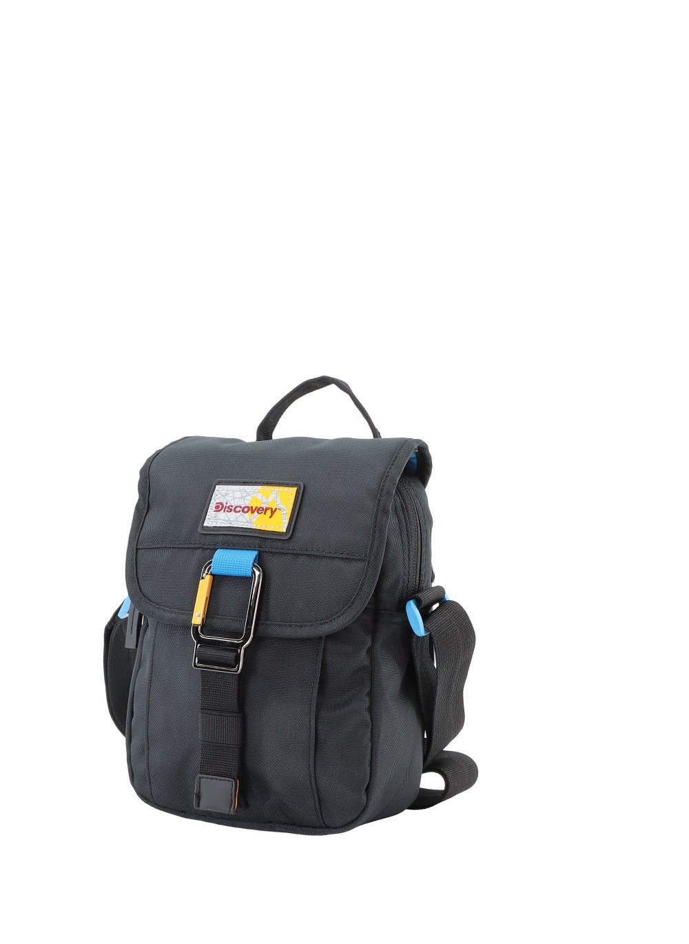 buy-discovery-discovery-icon-flap-over-utility-bag-2-8l-black-zipper-compartment-casual-shoulder-bag-for-men-and-women-removable-shoulder-strap-secure-rfid-pocket_xt1