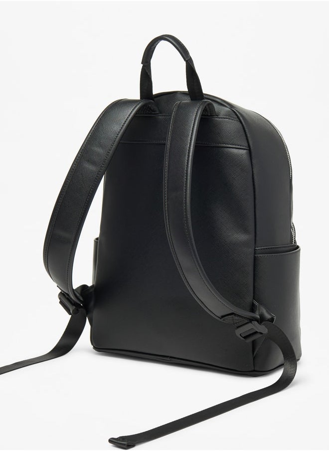 buy-missy-applique-detail-backpack-with-zip-closure-and-adjustable-straps-29x37x14-cm_rsw