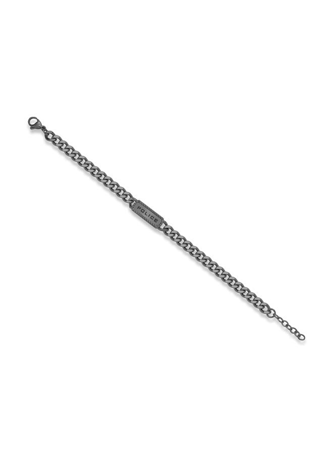 buy-police-taper-greymetal-bracelet-sleek-chain-with-studembedded-tag-and-signature_p6m
