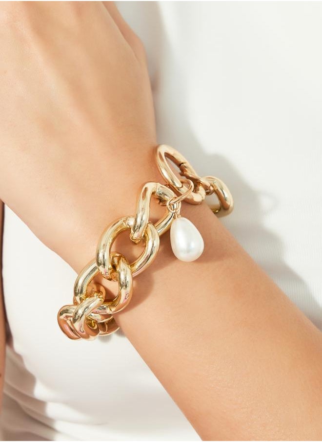 buy-styli-chunky-chain-pearl-drop-bracelet_667