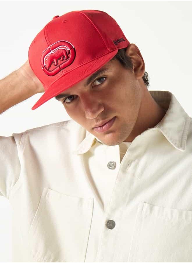 buy-ecko-ecko-logo-embroidered-cap-with-hook-and-loop-strap-closure_i7q