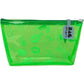 Lush Green Printed Zippered Makeup Organizer