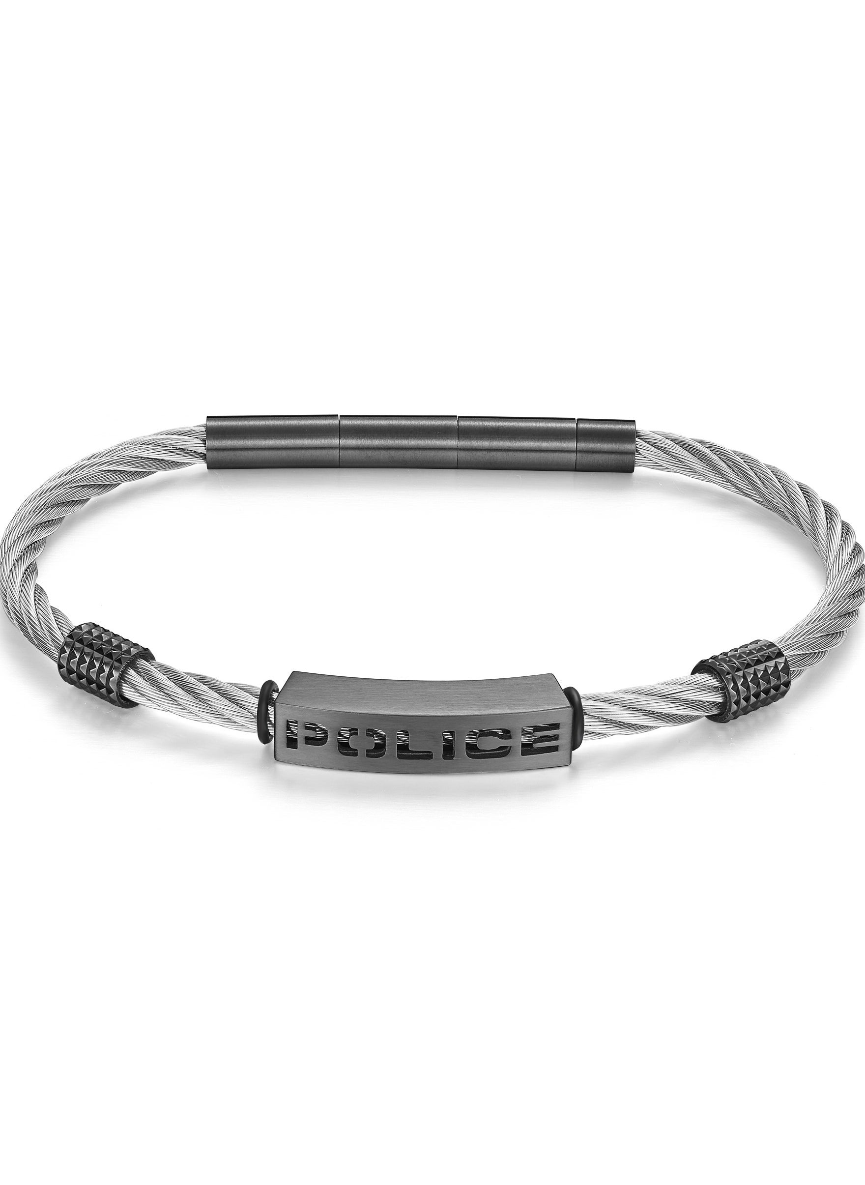 buy-police-quadro-silver-grey-metal-stainless-steel-gents-bracelet_43g