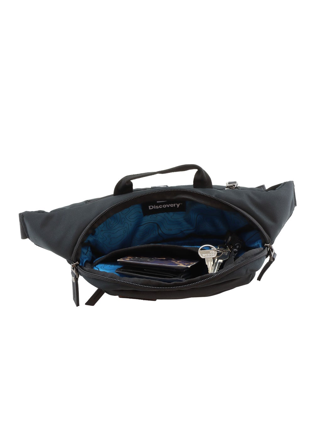 buy-discovery-discovery-icon-waist-bag-black-hip-bag-with-adjustable-strap-rfid-pocket-suitable-for-travel-outdoors-gym-hiking-for-men-and-women_w3x
