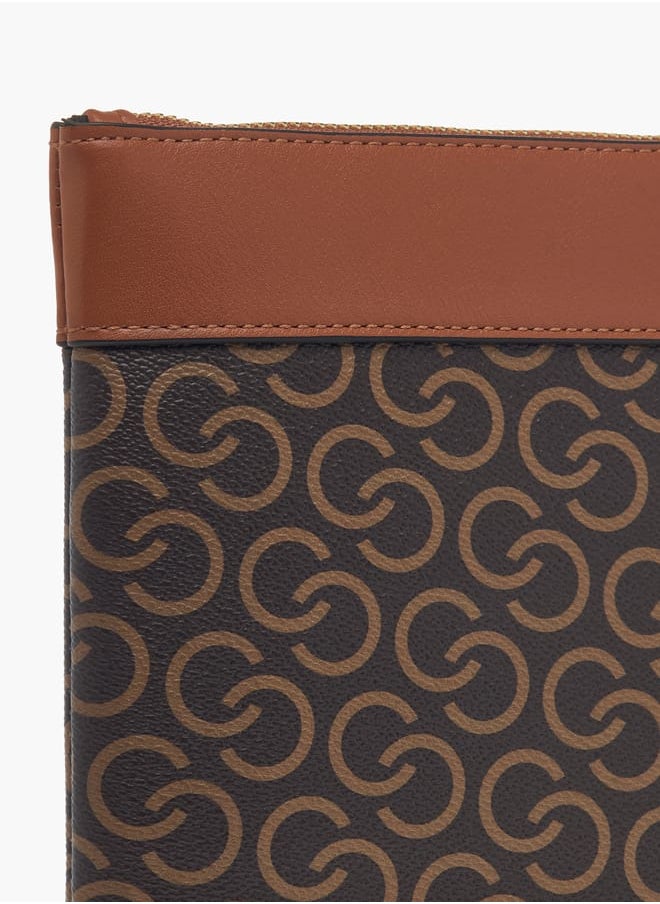 buy-celeste-womens-monogram-print-wallet-with-detachable-wristlet-strap-and-zip-closure_ufa