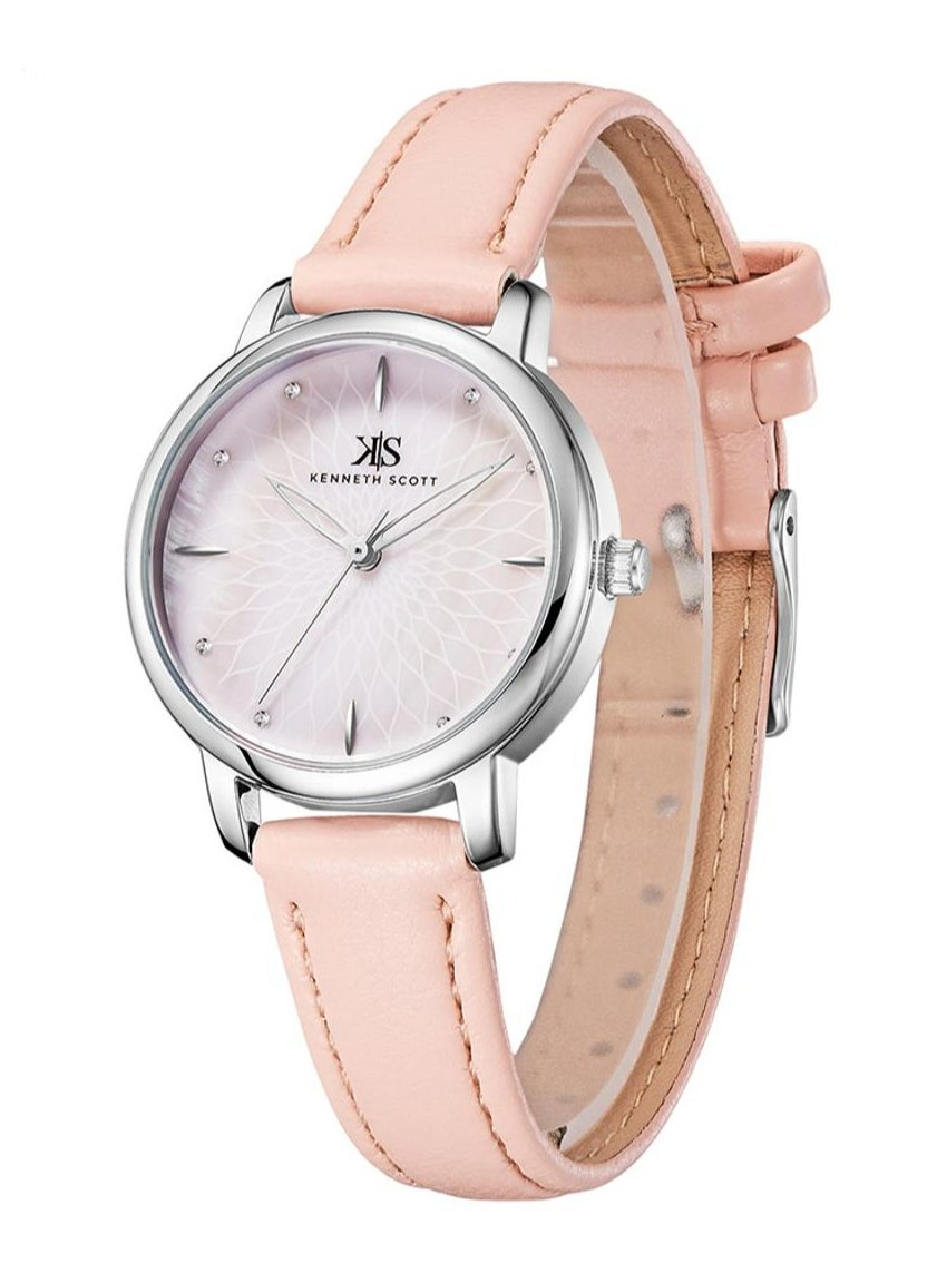 buy-kenneth-scott-women-s-polyurethane-analog-watch-k22524-slpmp-31-mm_dvv