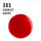Miracle Pure Scarlet Poppy Nail Colour - 305, 12ml