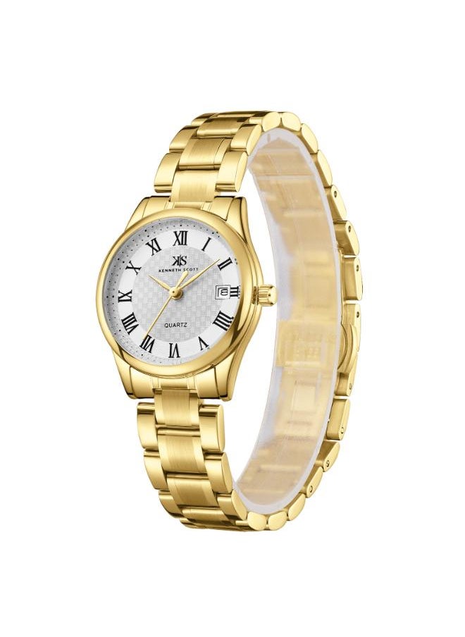 buy-kenneth-scott-women-s-stainless-steel-analog-watch-k25504-gbgw-28-8x34-mm_9qh