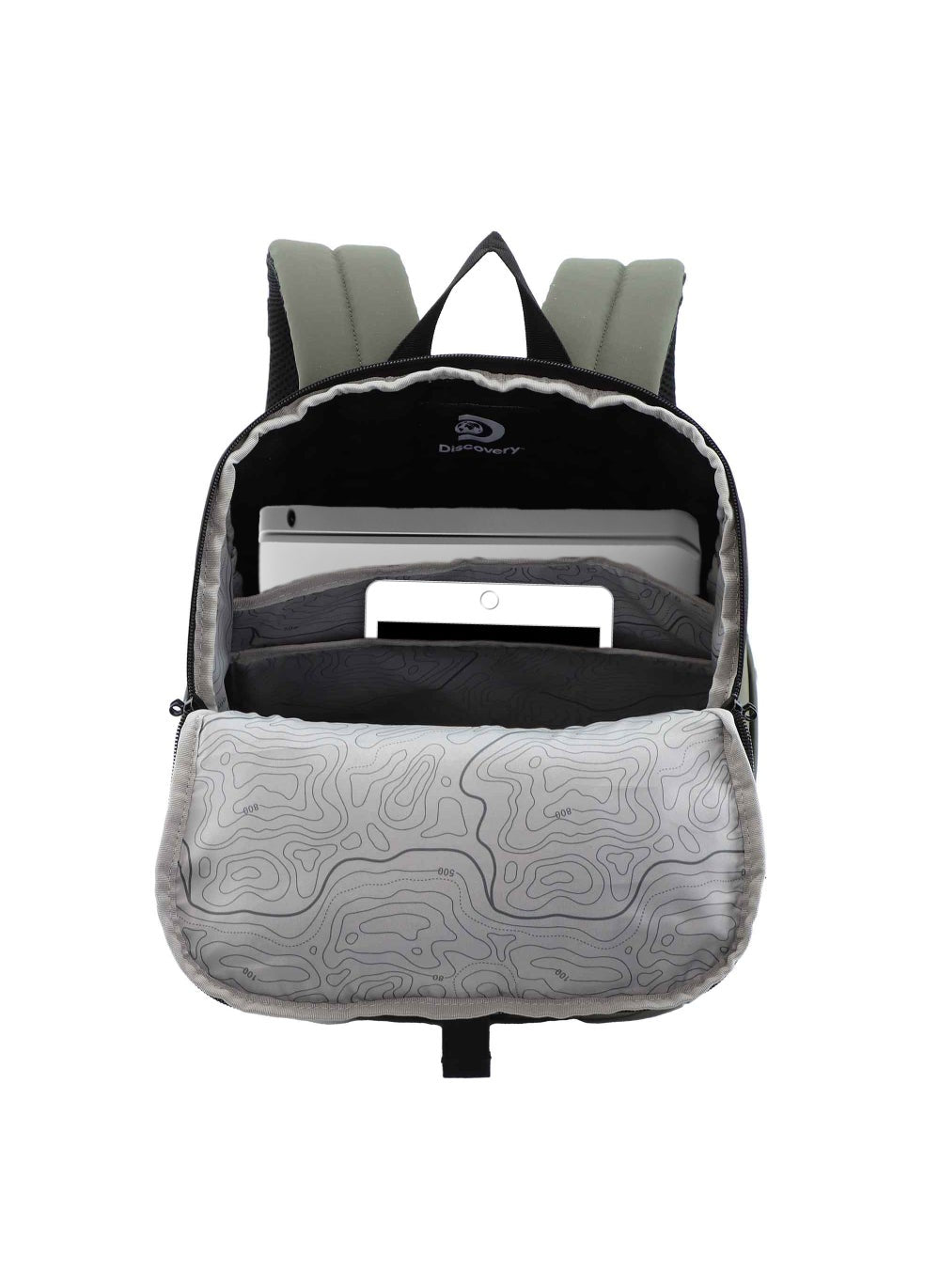 buy-discovery-discovery-shield-rpet-polyester-top-zip-open-laptop-backpack-khaki-with-tablet-compartment-casual-backpack-30l-large-capacity-laptop-bag-water-resistant-multi-pocket-school-travel-business-bag_xyo