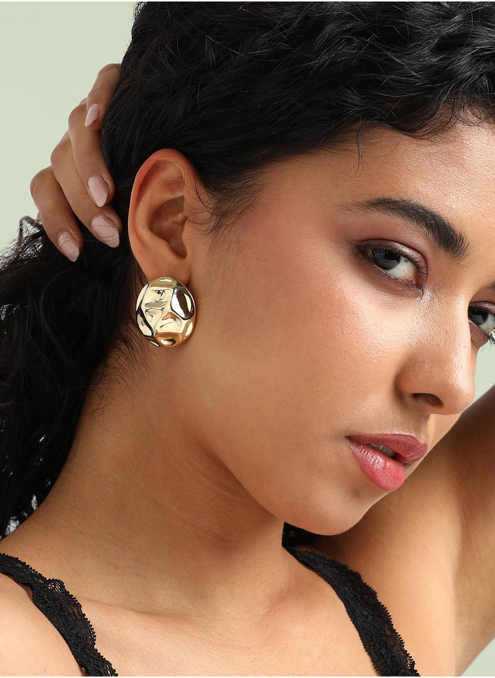 buy-sohi-textured-circular-stud-earrings_353