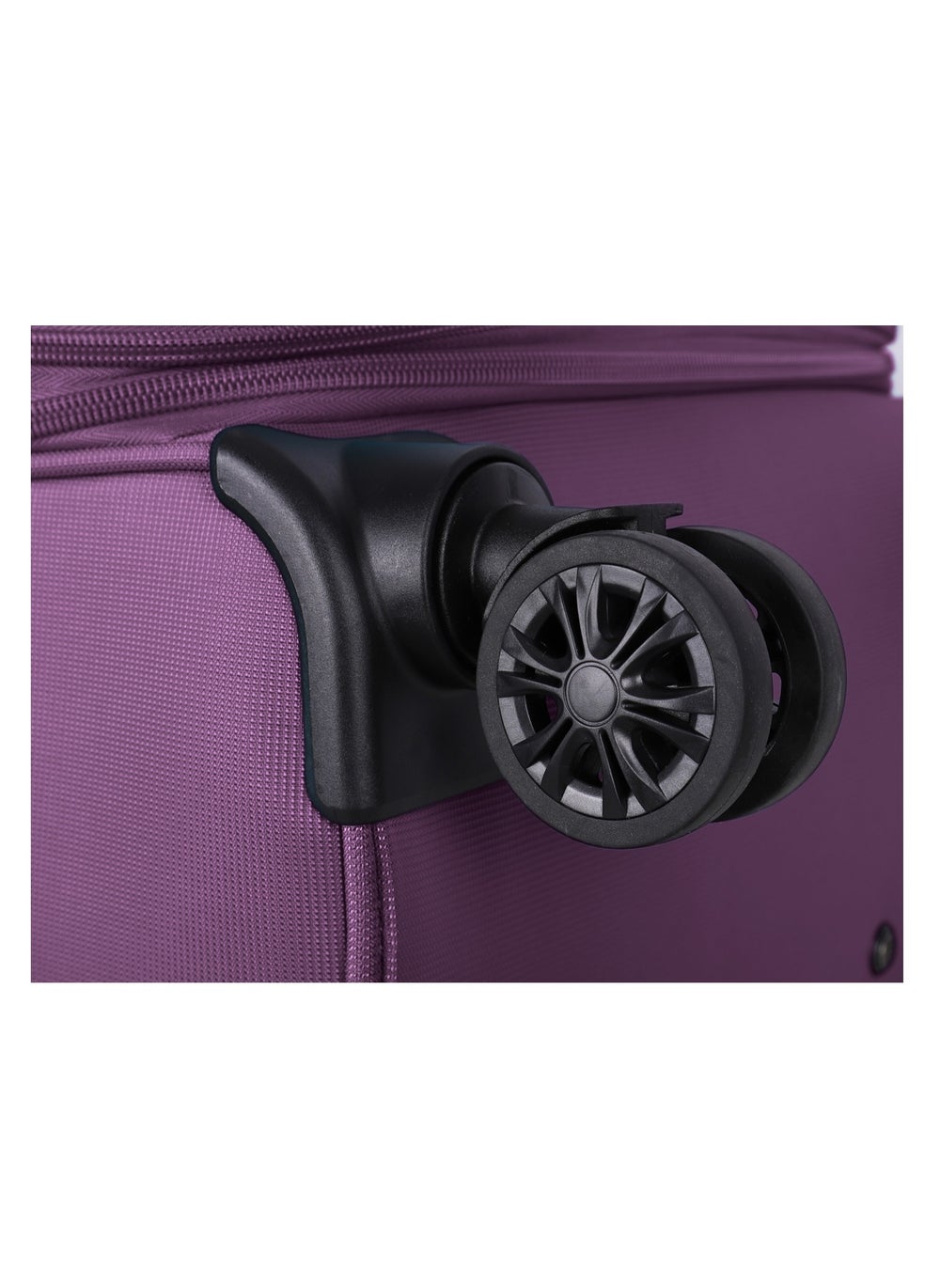 buy-eminent-unisex-soft-travel-bag-cabin-luggage-trolley-polyester-lightweight-expandable-4-double-spinner-wheeled-suitcase-with-3-digit-tsa-lock-e751-purple_2cb