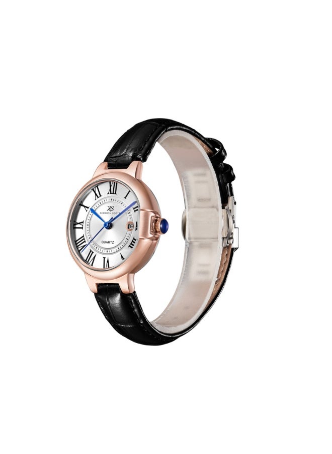 buy-kenneth-scott-women-s-genuine-leather-analog-watch-k23553-rlbw-32-mm_6rh