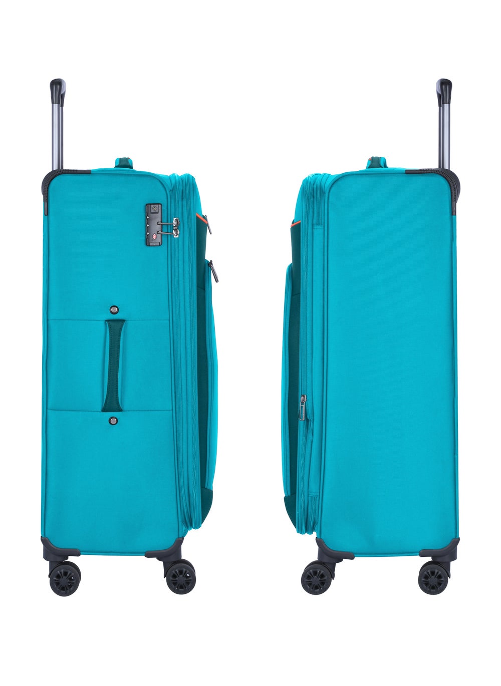 buy-eminent-expandable-luggage-trolley-bag-soft-suitcase-for-unisex-travel-polyester-shell-lightweight-with-tsa-lock-double-spinner-wheels-e765sz-medium-checked-24-inch-green_nag