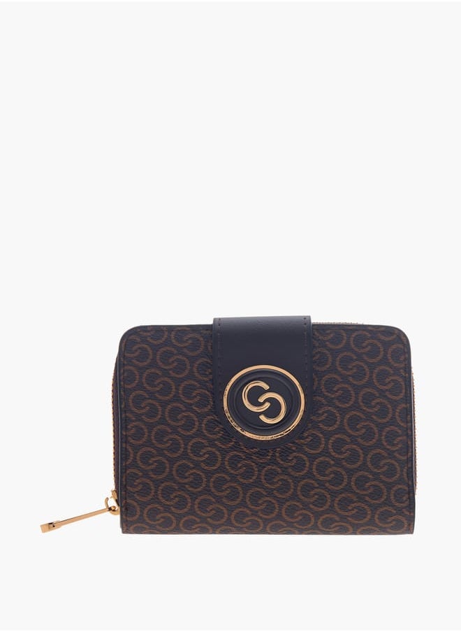 buy-celeste-women-monogram-print-zip-around-wallet-with-flap-closure_alb