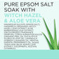 Dr Teal's Witch Hazel & Aloe Vera Epsom Bath Salt 1.36Kg