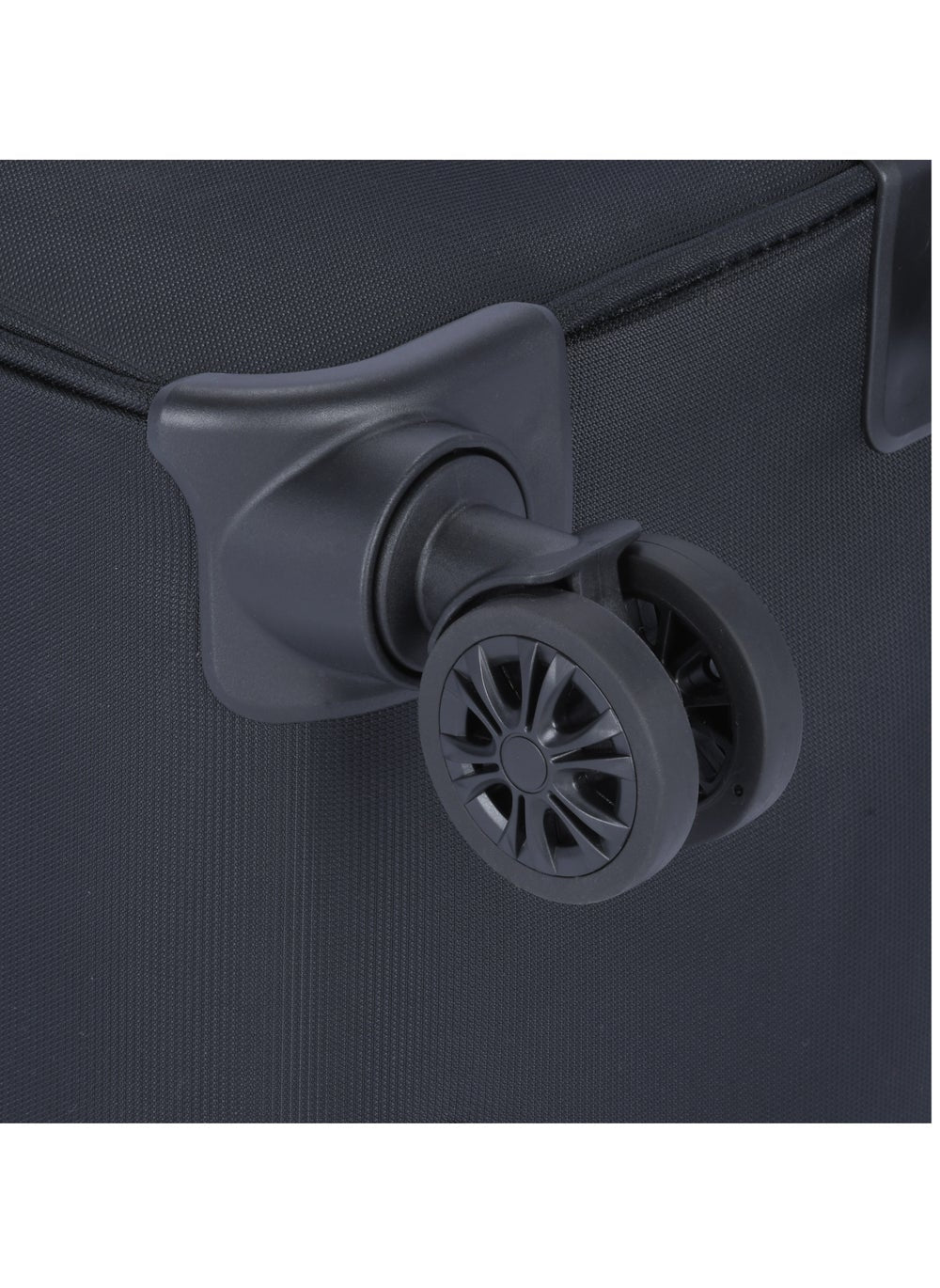 buy-eminent-unisex-soft-travel-bag-medium-luggage-trolley-polyester-lightweight-expandable-4-double-spinner-wheeled-suitcase-with-3-digit-tsa-lock-e751-black_h7w