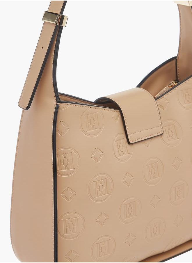 buy-elle-womens-monogram-embossed-shoulder-bag-with-button-closure-and-adjustable-strap_k0a